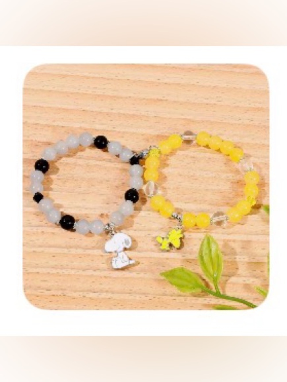 Snoopy & Woodstock Magnetic Bracelets